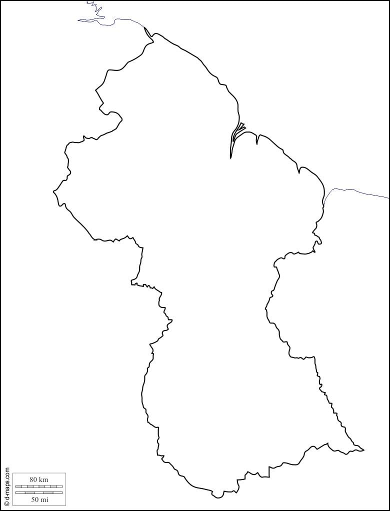 ਖਾਲੀ ਨਕਸ਼ਾ ਦੇ ਗੁਆਨਾ
